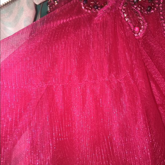 Hot Pink Prom Dress - Picture 6 of 7